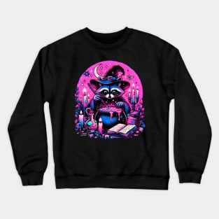 Witchy Raccoon Brewmaster Crewneck Sweatshirt